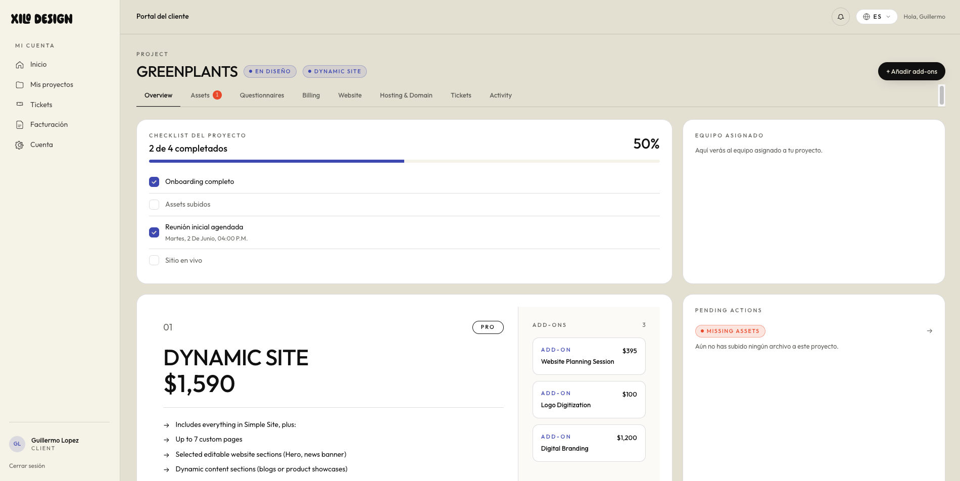 Client portal — Overview